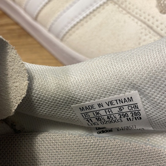 ADIDAS CAMPUS ADV MENS SIZE 11 CREAM/WHITE - Picture 9 of 9